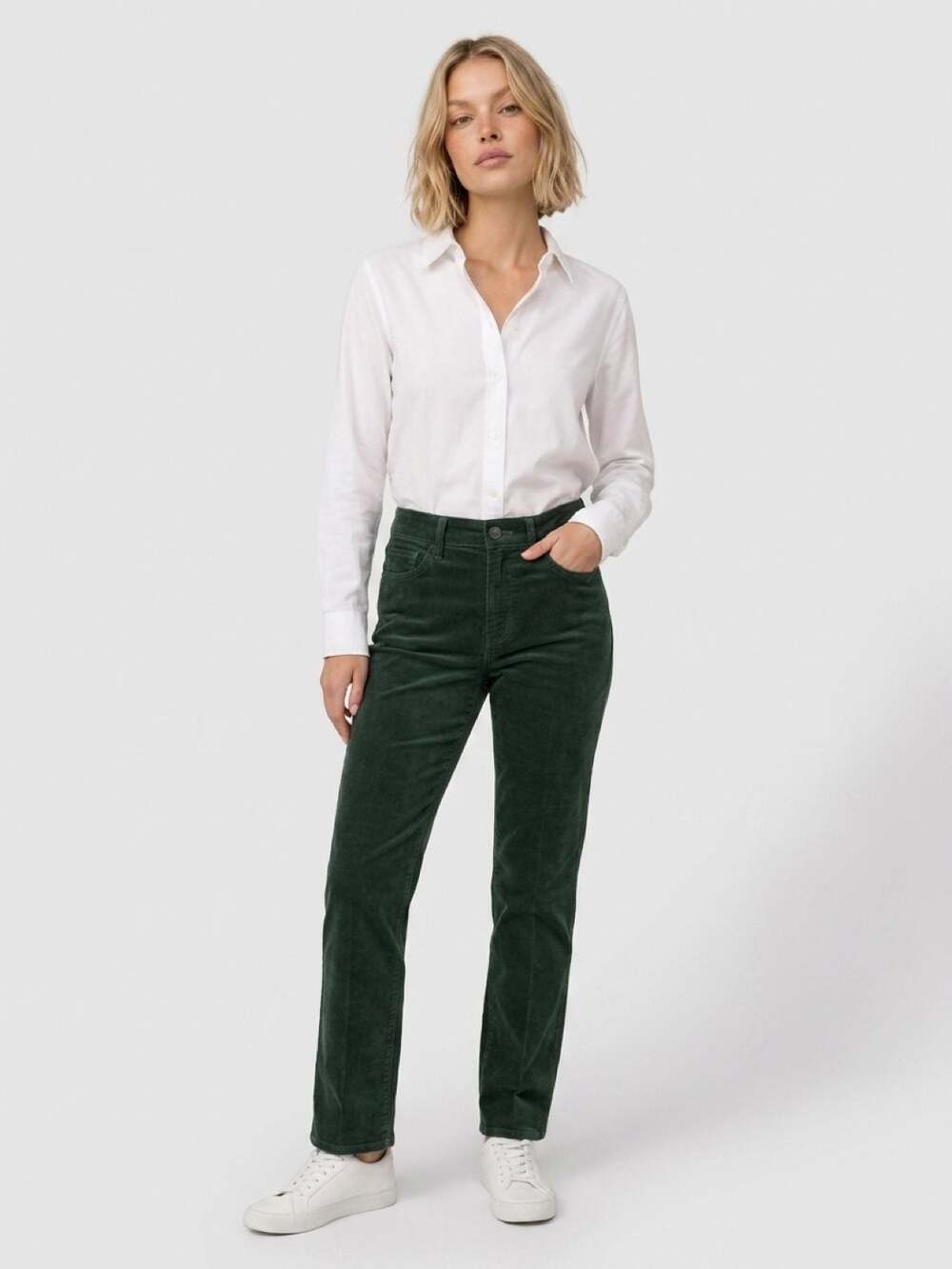 J.Crew Forest Green Corduroy 5-Pocket Pants